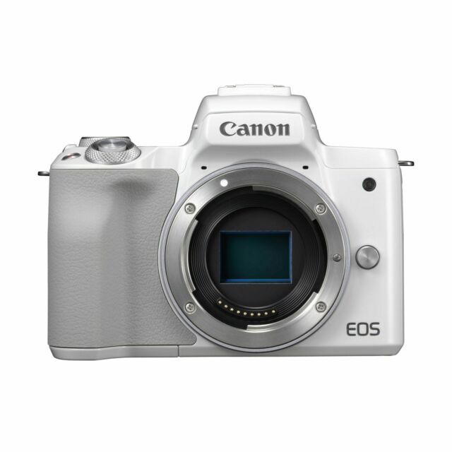 Canon EOS M50 Mirrorless Digital Camera (Body Only, White)