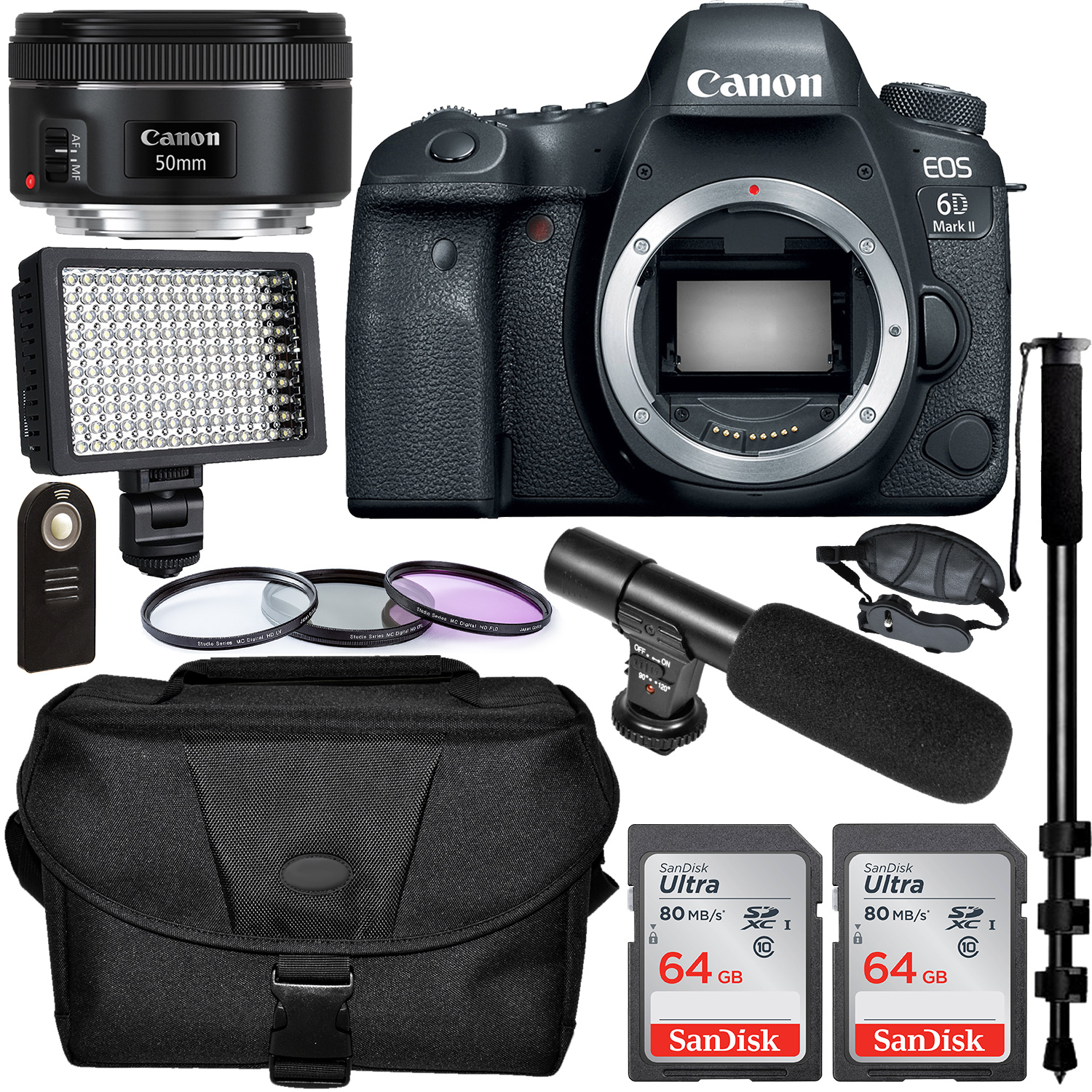 Canon EOS 6D Mark II DSLR with
