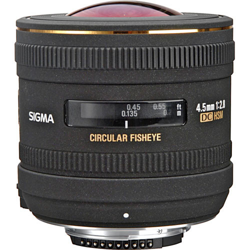 Sigma 4.5mm f/2.8 EX DC HSM Circular Fisheye Lens for Nikon F