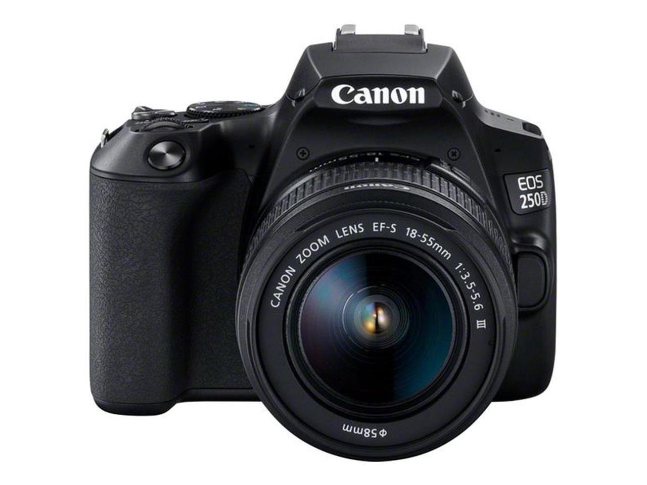 Canon EOS 250D DSLR Camera with 18-55mm Lens (Black)