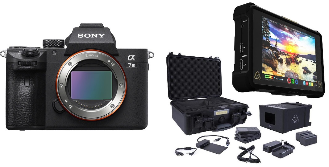 Sony Alpha a7 III Mirrorless Digital Camera (Body Only) with Atomos Shogun Inferno and Atomos Shogun Accessory Kit