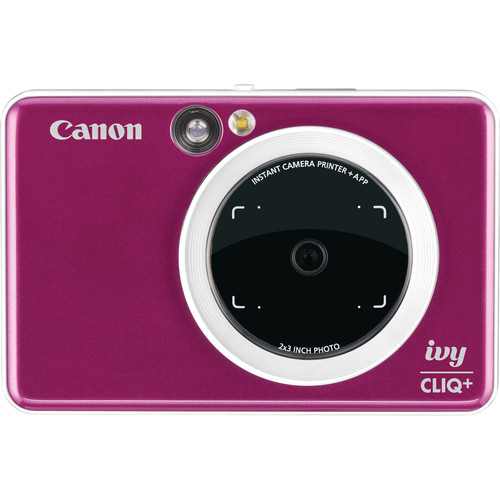 Canon IVY CLIQ+ Instant Camera Printer (Ruby Red)