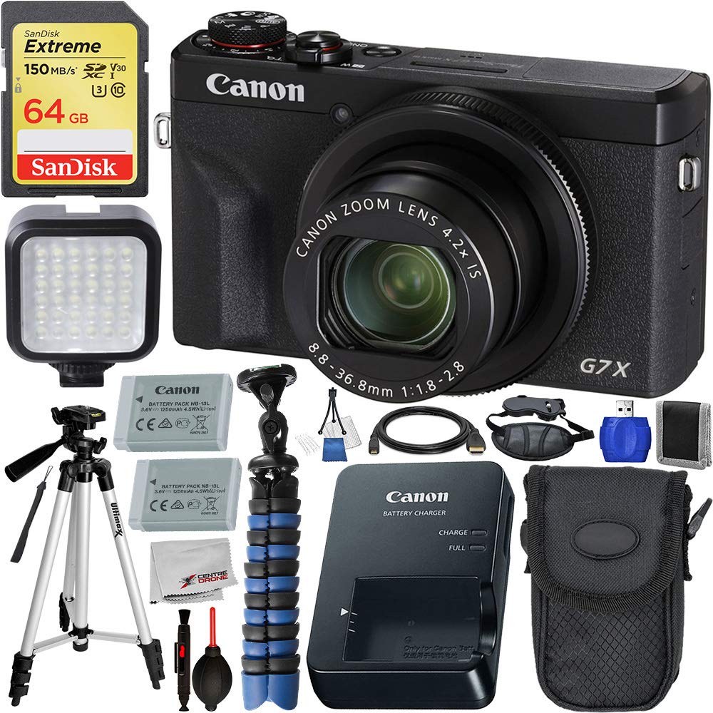 Canon PowerShot G7 X Mark III Digital Camera - 3637C001 with Premium Accessory Bundle