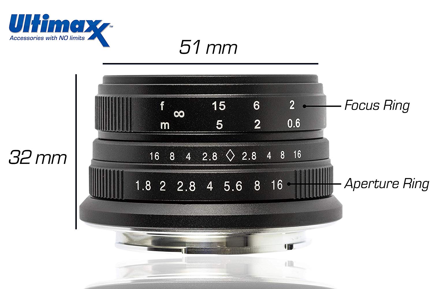 a6300 a6000 a9 A7SII A7III a5100 NEX Series & Other E-Mount Cameras A7II a5000 FS5 a6500 A7RIII Ultimaxx 25mm f/1.8 Manual Lens Kit for Sony FS7 a3000 FS7M2 FS5M2K a99II A7 A7R