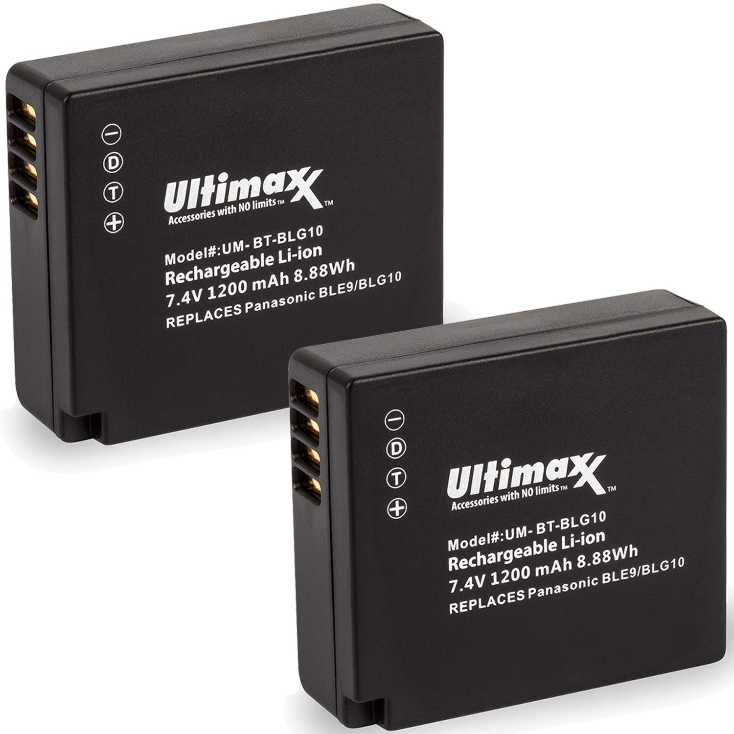 Ultimaxx BLG10 Extended Life Batteries (2-Pack)