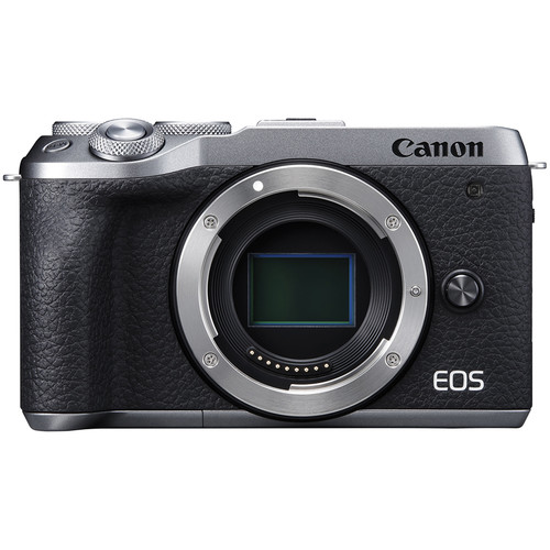 Canon EOS M6 Mark II Mirrorless Digital Camera (Silver, Body Only)