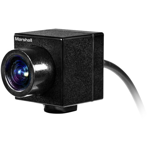 Marshall Electronics CV502-WPMB Full HD Weatherproof Mini Broadcast Camera with 3.7mm Lens