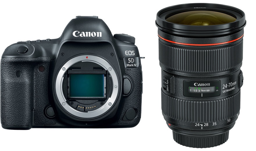 Canon EOS 5D Mark IV DSLR Camera with EF 24-70mm f/2.8L II USM Lens