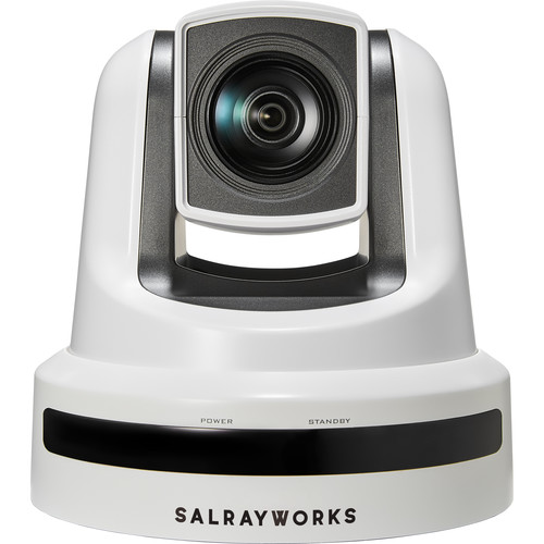 Salrayworks 1/2.8'' Exmor R CMOS Sensor PTZ Camera (Optical Zoom: 20x / Digital Zoom: 12x / Genlock, White)