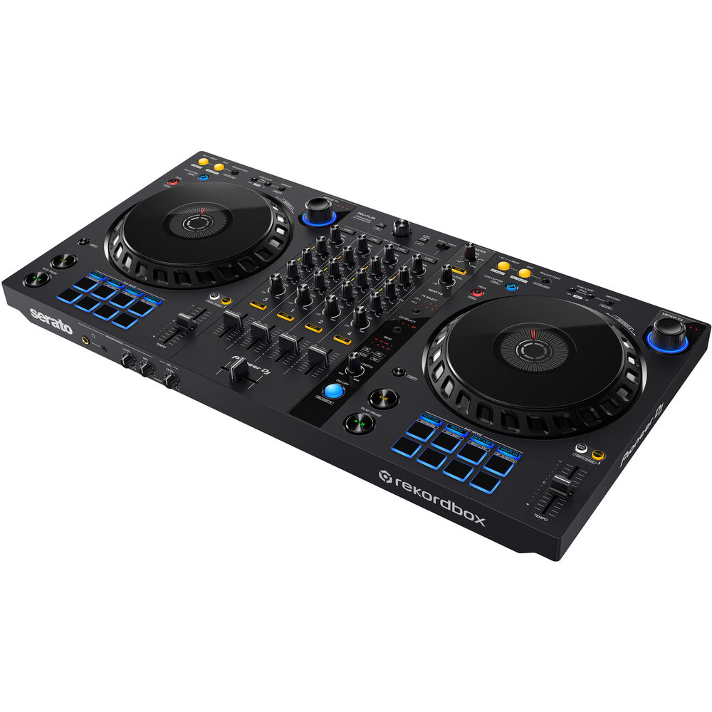 Pioneer DJ DDJ-FLX6 4-Channel DJ Controller for rekordbox and Serato DJ Pro