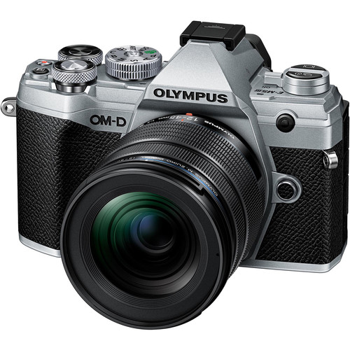 Olympus OM-D E-M5 Mark III Mirrorless Camera with 12-45mm f/4 PRO Lens (Silver)