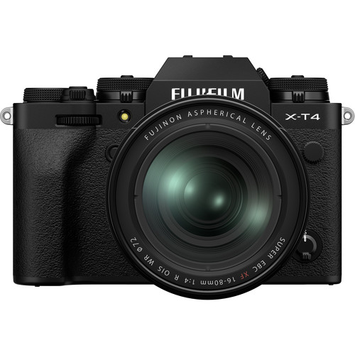 FUJIFILM X-T4 Mirrorless Camera with 16-80mm Lens (Black)