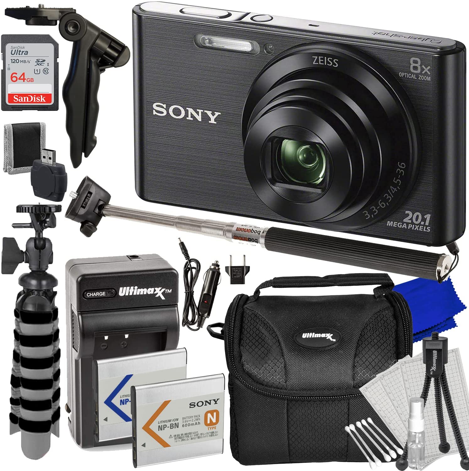 thumbnail interactive-video image 1 of Used Sony Cyber-shot DSC-W830 Digital Camera – 20.1MP, 8x Zoom, With Battery & SD Card 1 of 6