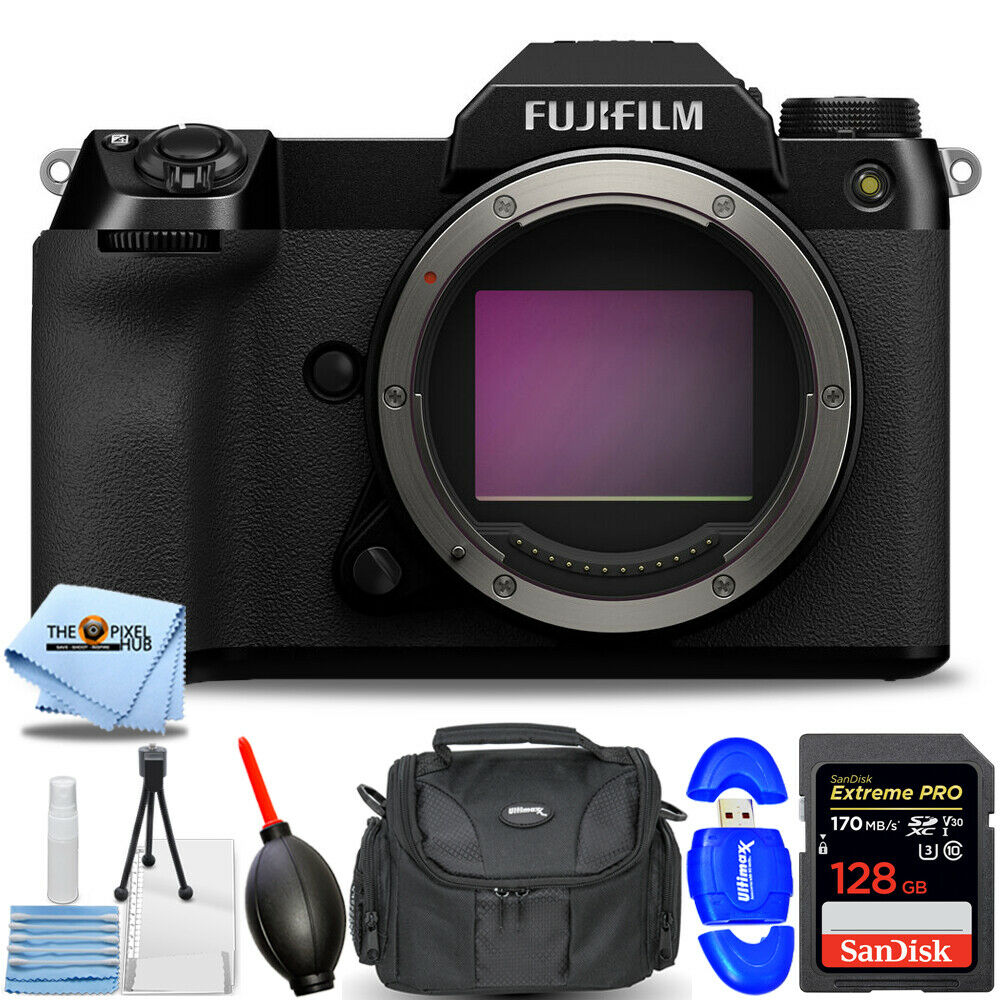  FUJIFILM GFX 50S II Medium Format Mirrorless Camera - 7PC Accessory Bundle