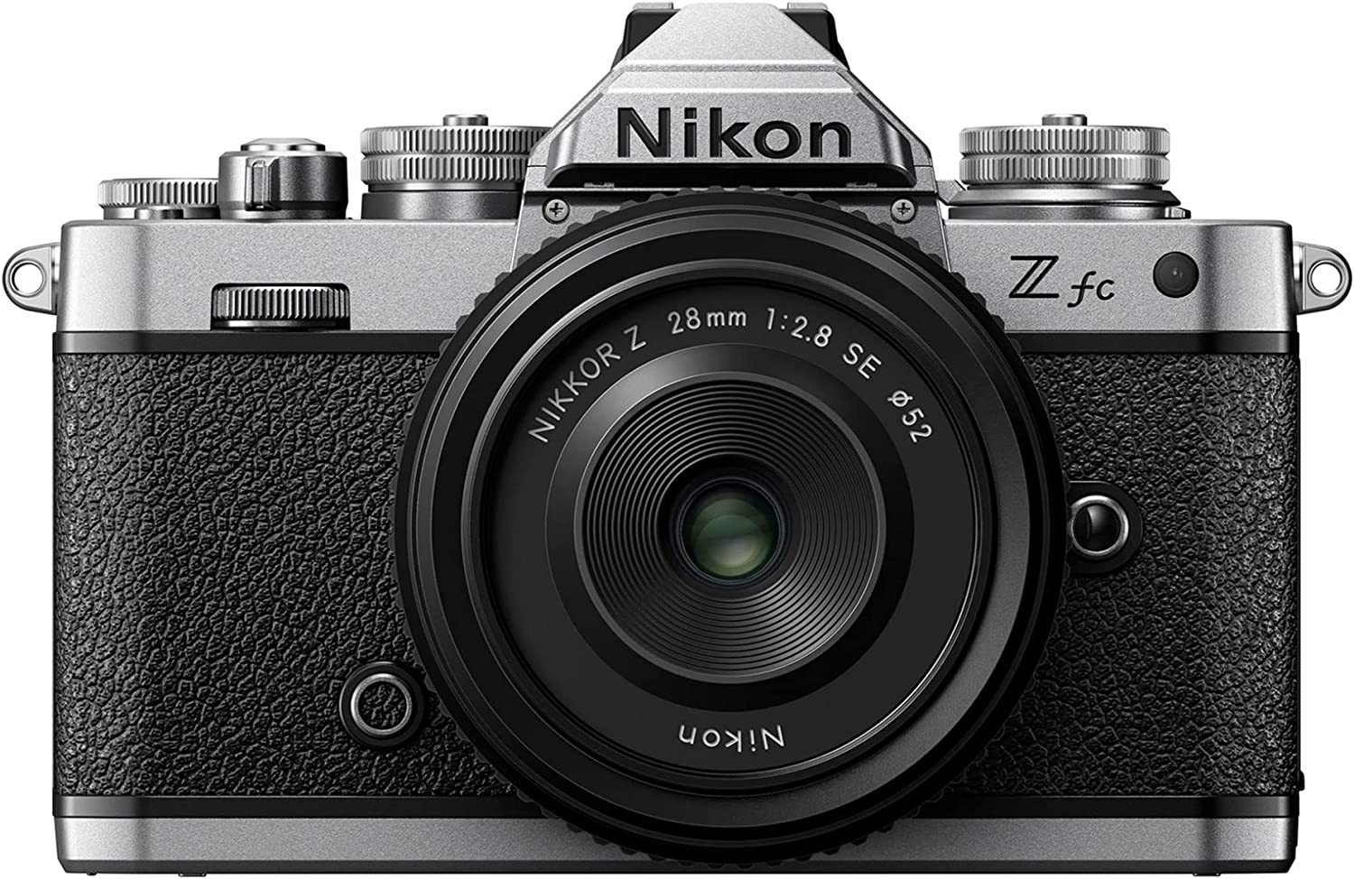 Nikon Zfc Mirrorless Camera (Silver) with NIKKOR Z 28mm f/2.8 (SE) Lens