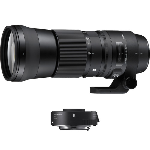 Sigma 150-600mm F/5-6.3 DG OS HSM Contemporary Lens And TC-1401 1.4x